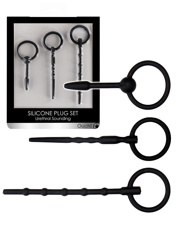 OUCH! Silicone Plug Set - Urethral Sounding